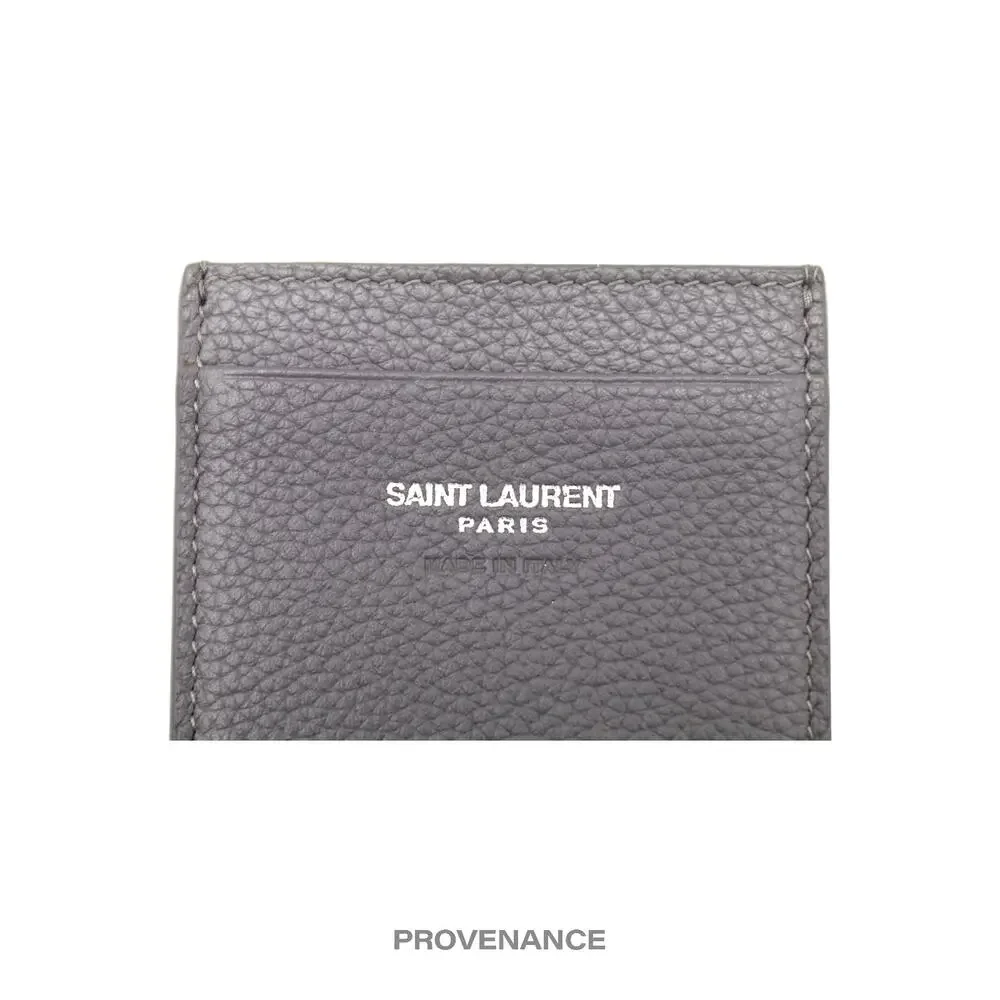 🔴 Saint Laurent Paris SLP Card Wallet - Charcoal Grey - Picture 6 of 6